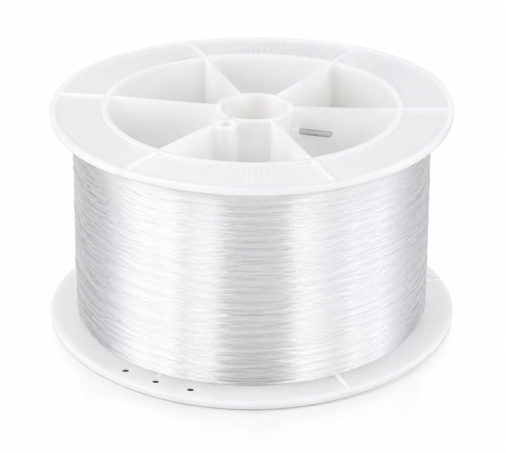 Large 2700-meter roll of 0.75 mm PMMA optical fiber for high-density star ceilings, galaxy ceilings and decorative fiber optic lighting installations. Large 2700-meter roll of 0.75 mm PMMA optical fiber for high-density star ceilings, galaxy ceilings and decorative fiber optic lighting installations.