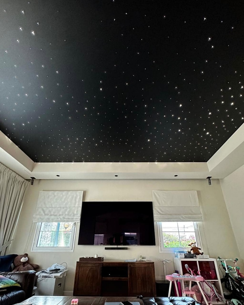 Modern Starlight Ceiling Lights designed for a luxury residential interior in District One. Modern Starlight Ceiling Lights designed for a luxury residential interior in District One.