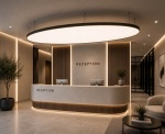 Reception Lighting – Modern LED & Stretch Ceiling Solutions for Reception Areas
