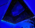 Fiber Optic Ceiling Above an Indoor Swimming Pool in a Luxury Dubai Villa