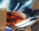 Galaxy Printed Stretch Ceiling in a Luxury Dubai Villa