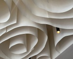 Custom 3D Fabric Ceiling Installation for a Luxury Villa in Dubai