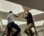 Warehouse Office Lighting – Modern LED & Stretch Ceiling Solutions for Industrial Workspaces