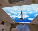 Printed Sky Stretch Ceiling for Medical Center in Abu Dhabi