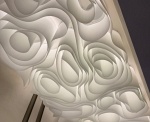 Wavy Fabric Ceiling Installation in Dubai | Custom Architectural Fabric Ceilings