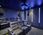 Home Theater Ceiling Lighting Dubai – Modern LED & Stretch Ceiling Solutions for Luxury Entertainment Rooms